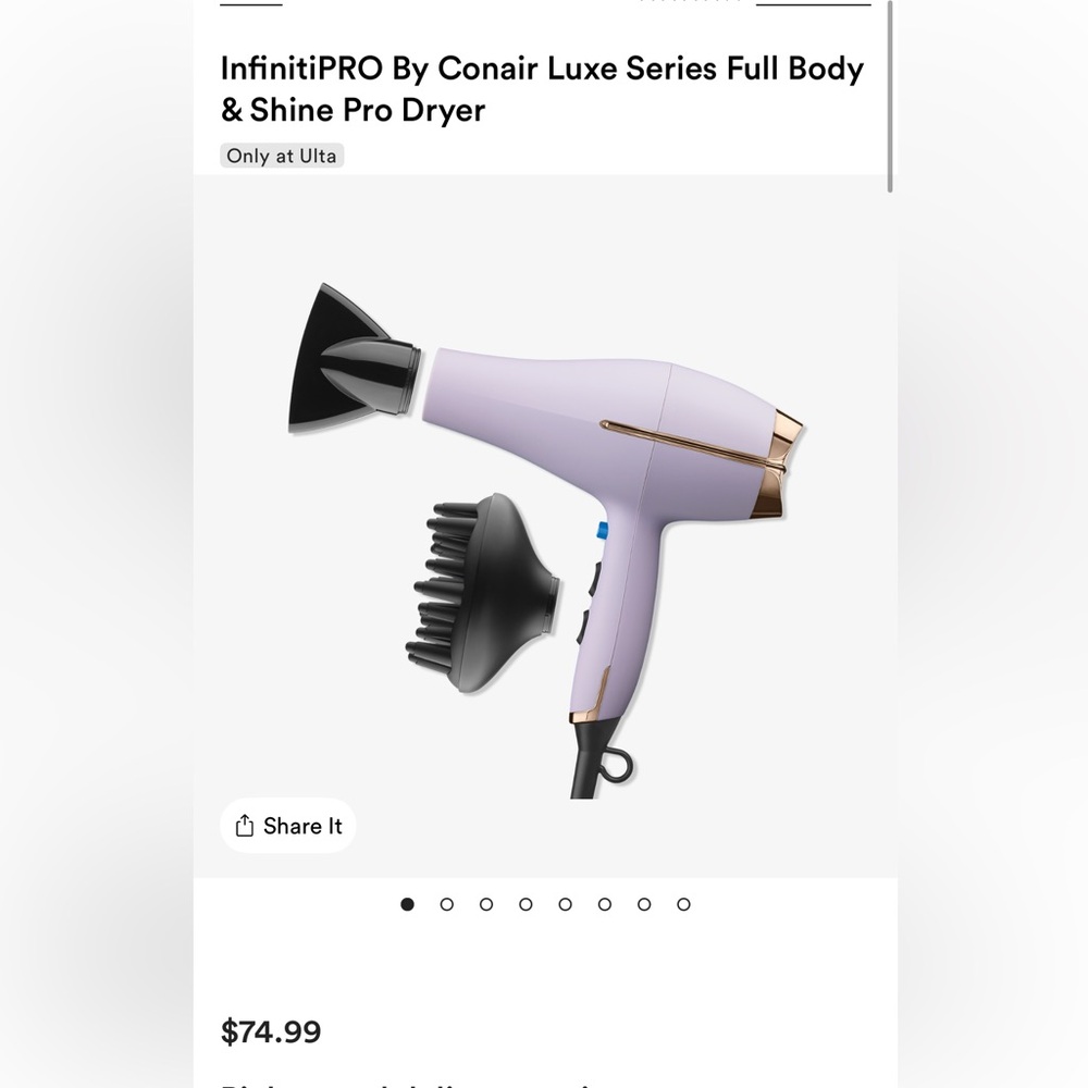 InfinitiPRO by Conair Luxe Series Full Body & Shine Pro Dryer